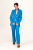SONAM BAJWA IN AQUA BLUE PANT SUIT